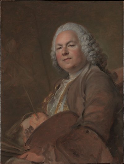 Portrett av Jean-Marc Nattier av Louis Tocqué