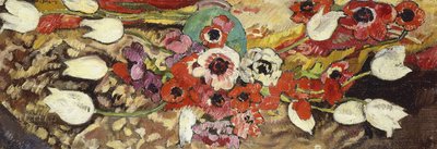 Anemoner og hvite tulipaner; Anemoner og hvite tulipaner av Louis Valtat