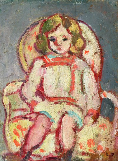 Barn i en lenestol av Louis Valtat