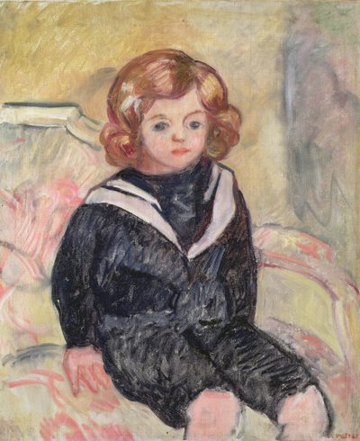 Barn i sjømannsuniform av Louis Valtat
