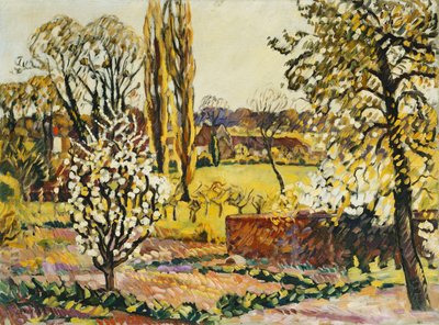 Landskap av Choisel; Landskap av Choisel, ca. 1914 (olje på lerret) av Louis Valtat