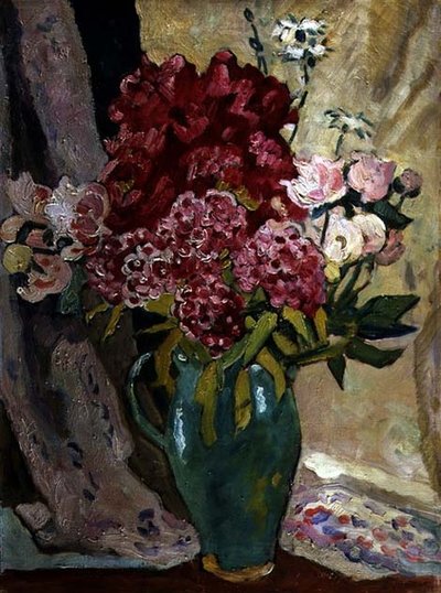 Stor bukett med blomster av Louis Valtat