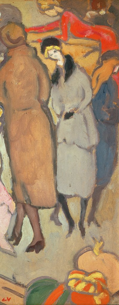 The Passantes (olje på lerret) av Louis Valtat