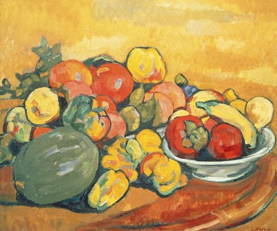 Grønnsaker og frukt (olje på lerret) av Louis Valtat