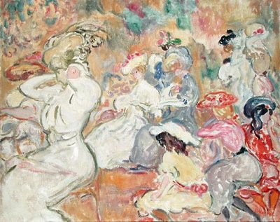 Unge kvinner i hagen, ca. 1898 (olje på lerret) av Louis Valtat