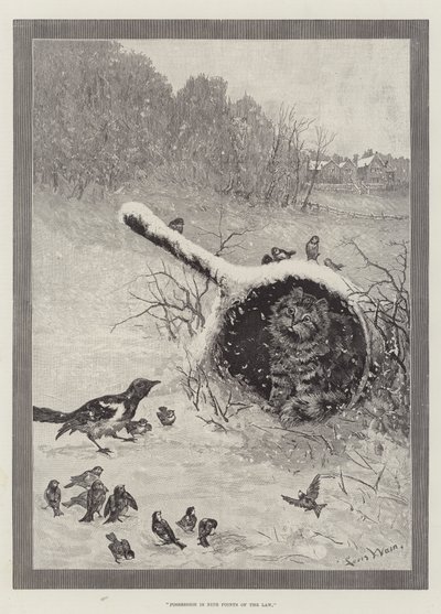 Besittelse er ni punkter i loven av Louis Wain