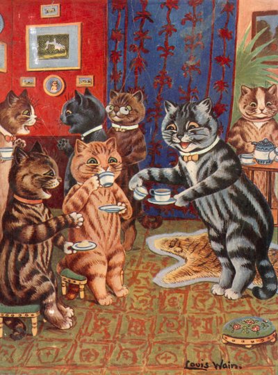 Tar te av Louis Wain