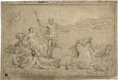 Triumf av Neptun og Amfitritt, 1706-07 av Louis de Boullongne
