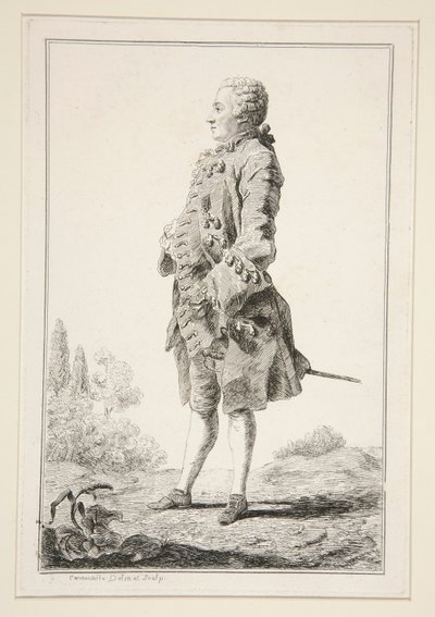 Baron av Bezenval av Louis de Carmontelle