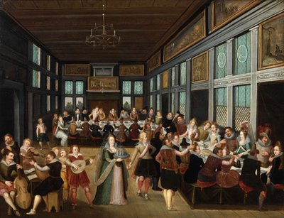 Bryllupsfest av Louis de Caullery