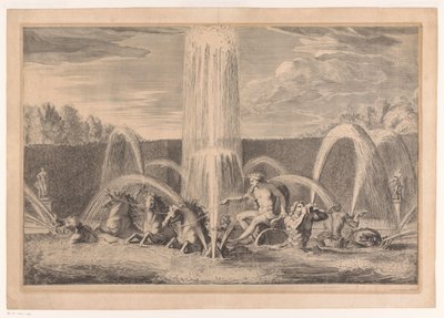 Apollo-dammen i Versailles-hagen av Louis de Châtillon