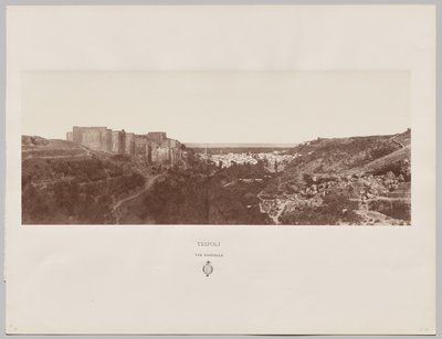 Tripoli, delvis utsikt av Louis de Clercq