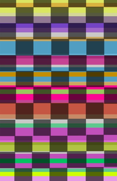 Fargerike kuber (digitale) av Louisa Hereford