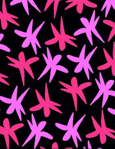 Blomsterstjerner (digitale) av Louisa Hereford