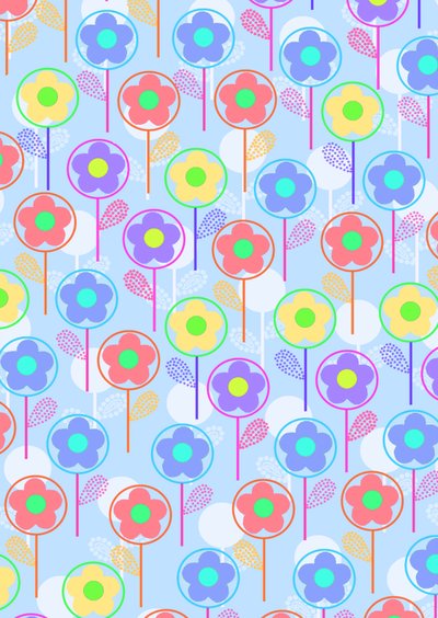 Blomster (digitale) av Louisa Hereford