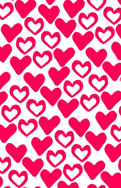 Simple Hearts, digitalt bilde (2014) av Louisa Hereford