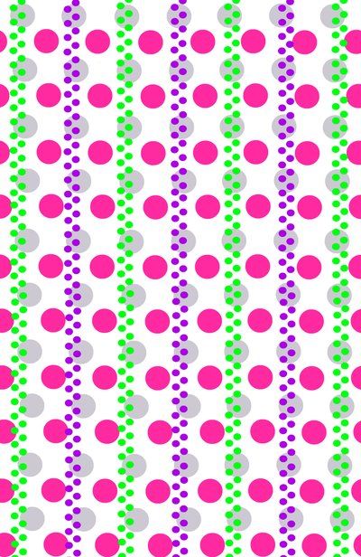 Spotty Stripe, 2014 (digitale medier) av Louisa Hereford