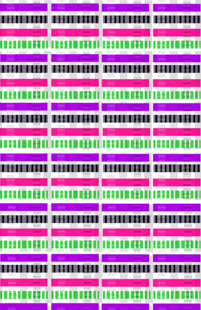 Stripe and Check, 2014 (digitale medier) av Louisa Hereford