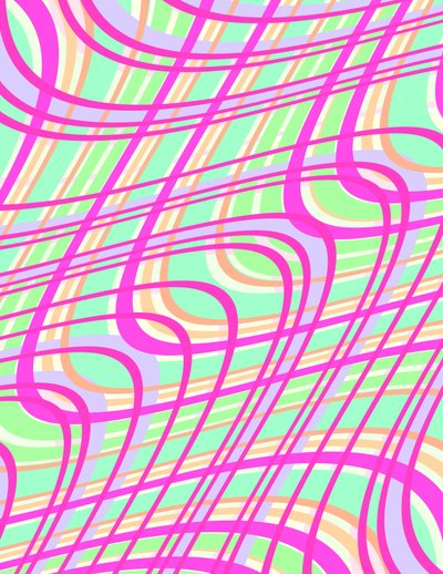 Swirly Check, 2011 (digital) av Louisa Hereford