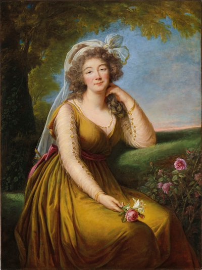 Jeanne Bécu, grevinne Du Barry 1743-1793. av Elisabeth Louise Vigee Lebrun