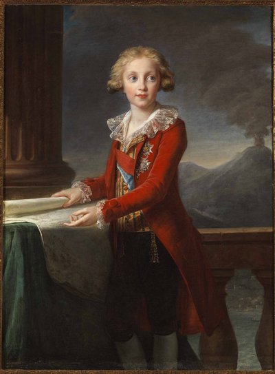 Portrett av kong Frans I av de to Siciliene 1777-1830, 1790. av Elisabeth Louise Vigee Lebrun