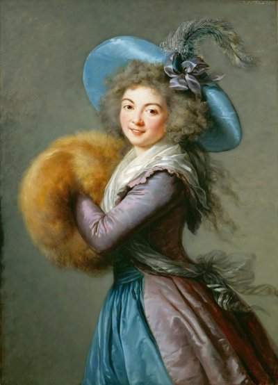 Portrett av Madame Molé-Raymond, 1786. av Elisabeth Louise Vigee Lebrun