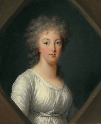 Portrett av Marie Antoinette 1755-1793, 1800. av Elisabeth Louise Vigee Lebrun
