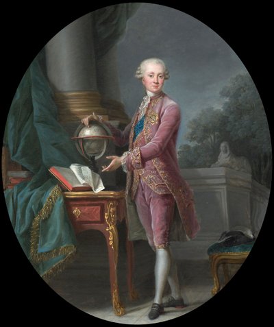 Portrett av prins Karl Heinrich von Nassau-Siegen 1743-1808, 1776. av Elisabeth Louise Vigee Lebrun