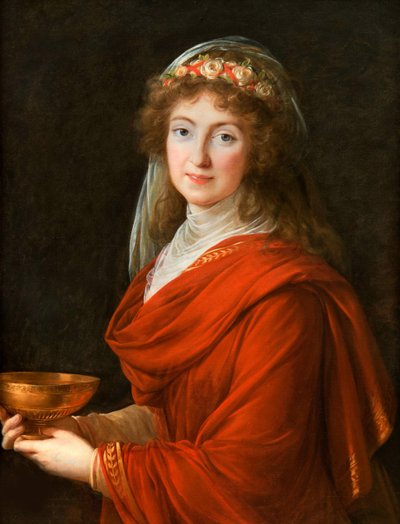 Portrett av grevinnen Siemontkowsky-Bystry, 1793. av Elisabeth Louise Vigee Lebrun