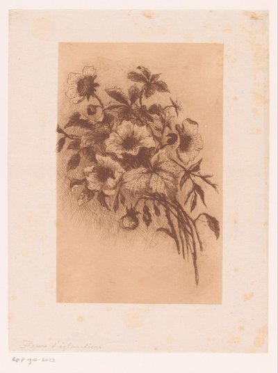 Blomster av Louise Elsen (attributed to)