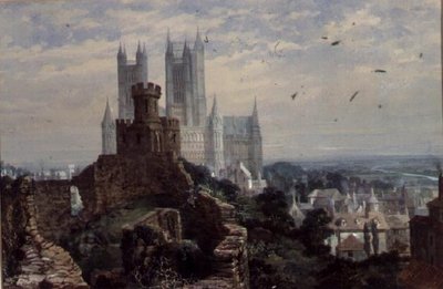 Lincoln-katedralen fra sør av Louise Ingram Rayner