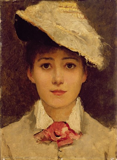Selvportrett av Louise nee Goode Jopling