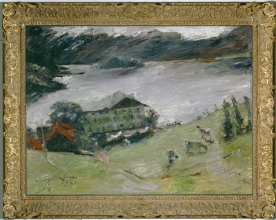 Landskap ved Walchensee (olje på lerret) av Lovis (1858-1925) Corinth