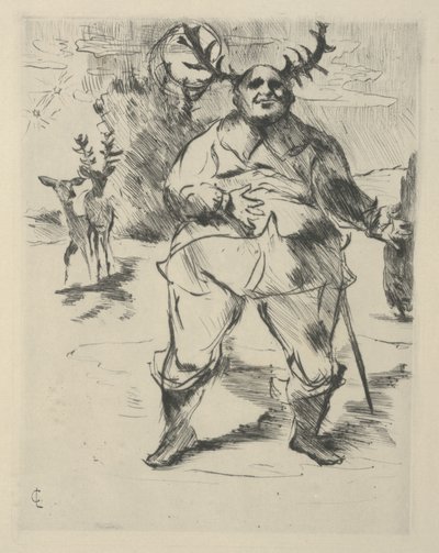 Falstaff av Lovis  Corinth
