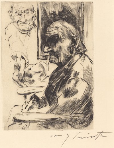 Alter Mann Old Man, 1916. av Lovis Corinth