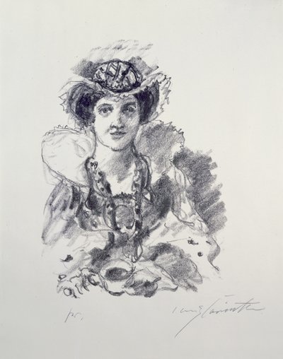 Anne Boleyn under turneringen av Lovis Corinth