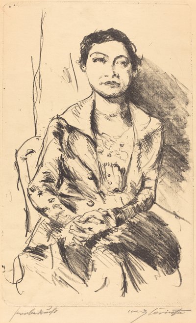Anneliese Halbe av Lovis Corinth