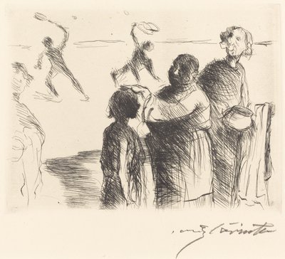 The Gastmahl of Trimalchio: pl. II (Trimalchio-banketten: pl. II) av Lovis Corinth