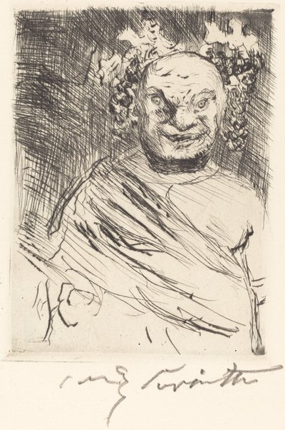 The Gastmahl of Trimalchio: pl. I (Trimalchios bankett: pl. I) av Lovis Corinth