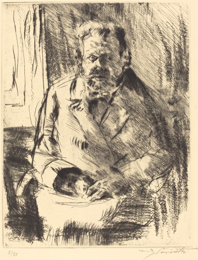Poeten Poeten, 1920. av Lovis Corinth