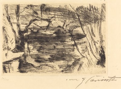 Der Neue See (Den nye innsjøen) av Lovis Corinth