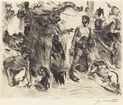 Fristelsen til Saint Anthony av Lovis Corinth