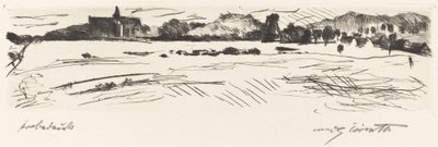 Landskap med sanddyner, 1917. av Lovis Corinth