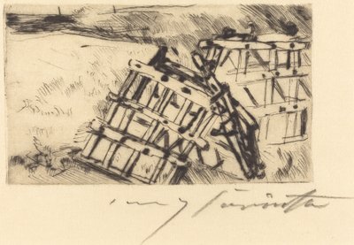 Egge Harrow, 1916. av Lovis Corinth