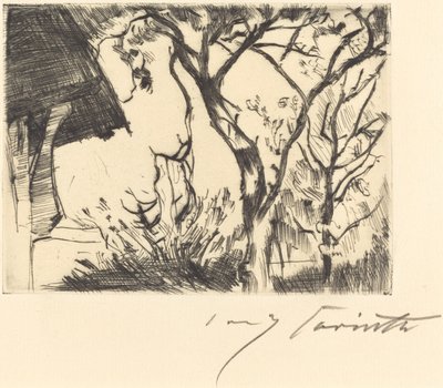 Hausecke Corner of a House, 1918. av Lovis Corinth