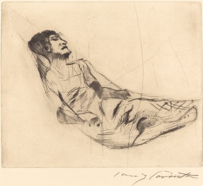 In the Hammock II (In the Hammock II) av Lovis Corinth