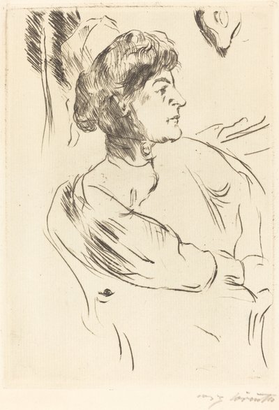 Sykepleier sykepleier, 1914. av Lovis Corinth