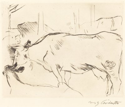 Kufjøs II av Lovis Corinth
