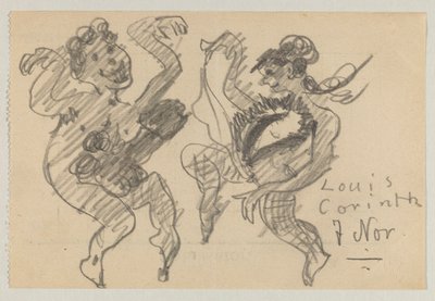 Lovis Corinth og Carl Strathmann av Lovis Corinth