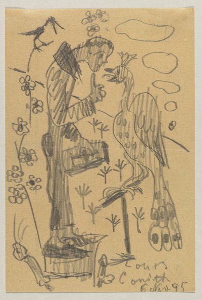 Lovis Corinth og Carl Strathmann av Lovis Corinth
